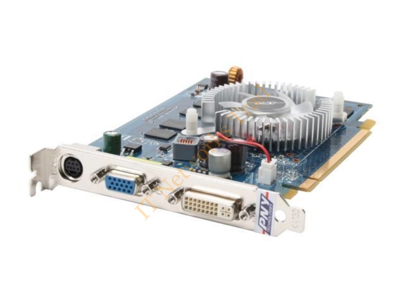 VCG85512GXPB PNY GeForce 8500GT 512MB DDR2 PCI Express DVI/ Vga/ Hdtv/ S-Video Outputs Video Graphics Card