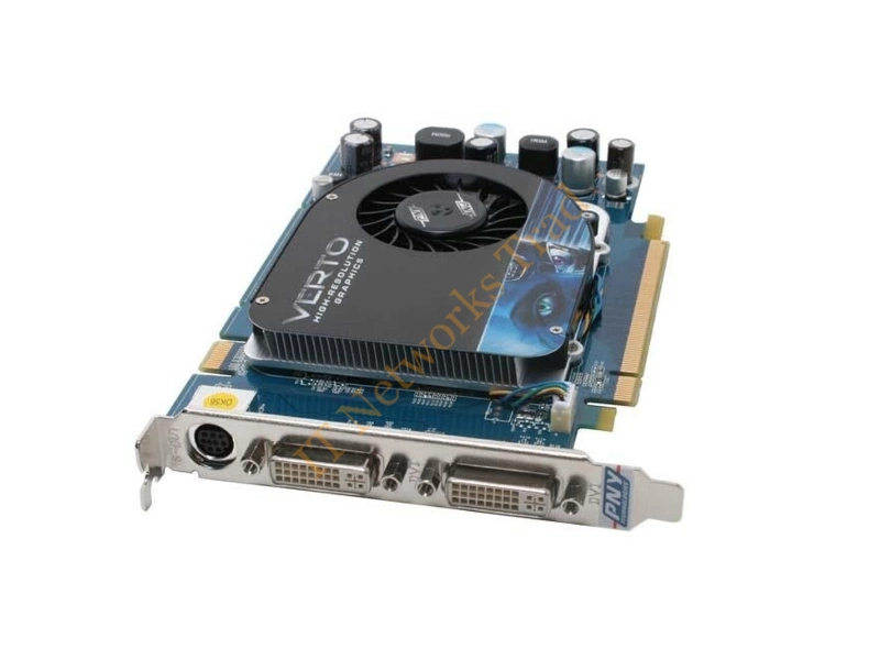VCG86GTS5XWB-OC PNY GeForce 8600GTS OC 512MB DDR3 PCI Express Dual DVI/ HDTV/ S-Video Outputs Video Graphics Card