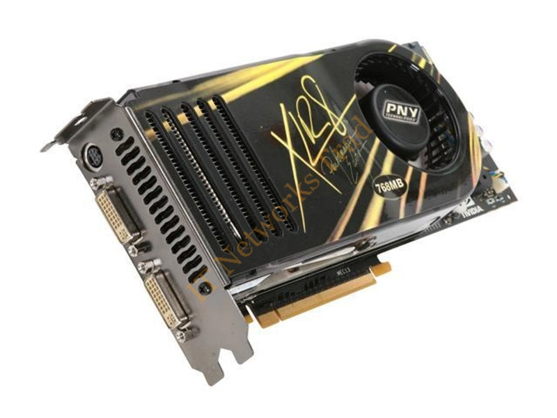 VCG8800XXWB PNY GeForce 8800 GTX 768MB 384-Bit GDDR3 PCI Express x16 HDCP Ready/ SLI Support Video Graphics Card