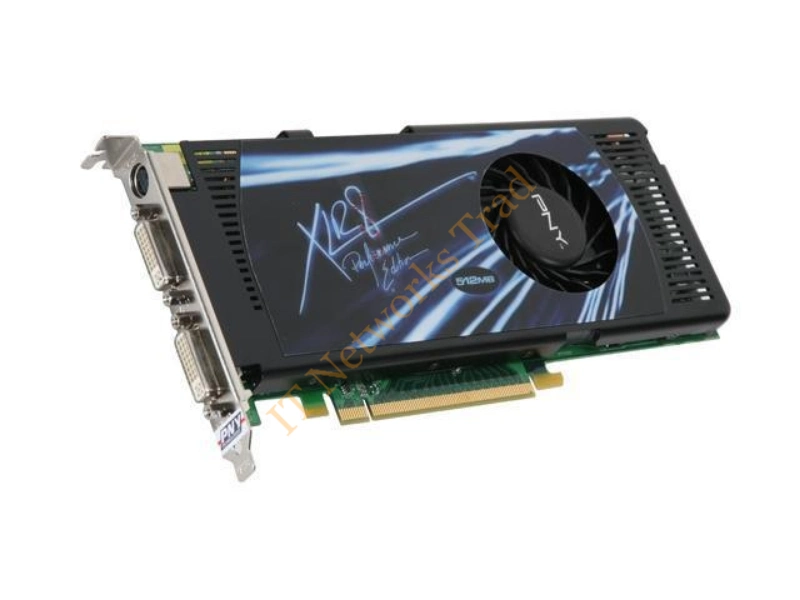 VCG88512GXEB-FLB PNY GeForce 8800 GT 512MB 256-Bit GDDR3 PCI Express 2.0 x16 Dual DVI/ HDTV/ S-Video Out/ HDCP Ready SLI Support Video Graphics Card