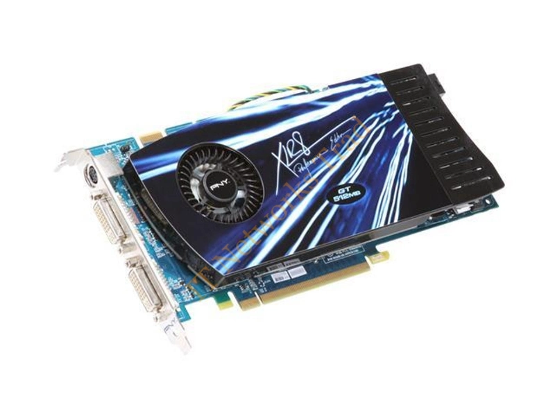 VCG88512GXXB PNY GeForce 8800 GT 512MB 256-Bit GDDR3 PCI Express 2 x16 HDCP Ready SLI Support Video Graphics Card