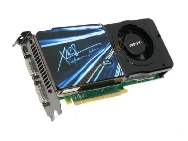 VCG88GTS5XPB PNY GeForce 8800GTS 512MB DDR3 PCI Express 2.0 Dua DVI/ HDTV/ S-Video Outputs Video Graphics Card