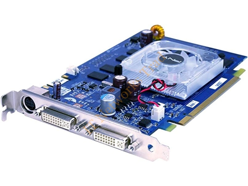 VCG94512GXEB PNY GeForce 9400GT 512MB DDR2 PCI Express Dual DVI/ HDTV/ S-Video Outputs Video Graphics Card
