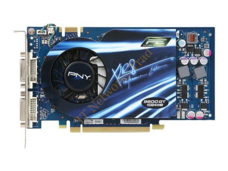 VCG98GTEE1XEB PNY GeForce 9800 GT 1GB DDR3 PCI Express 2.0 x16 Dual DVI/SLI Support Video Graphics Card