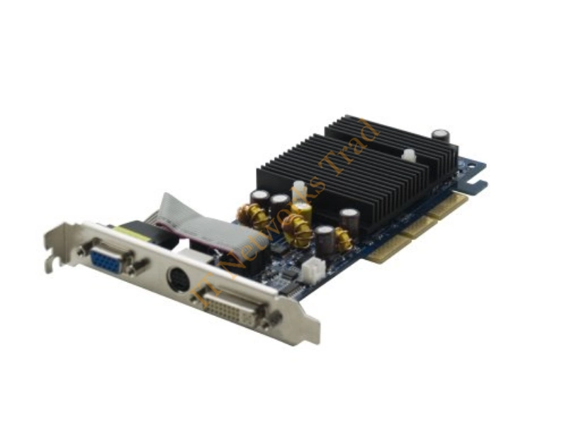 VCGFX522AEB PNY GeForce FX 5200 256MB 128-Bit DDR Dual D-Sub/ S-Video Out AGP 8X Video Graphics Card