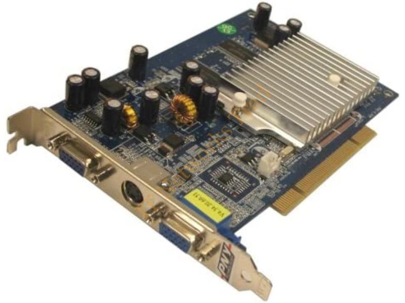 VCGFX522PEB PNY GeForce FX 5200 256MB 128-Bit DDR PCI D-SUB S-Video Out Video Graphics Card