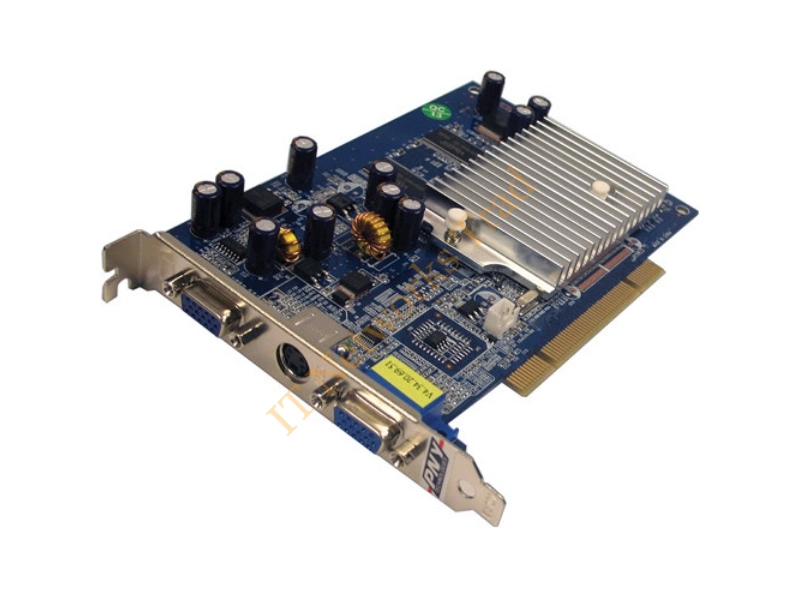 VCGFX522PPB PNY GeForce FX 5200 256MB 128-Bit DDR PCI 2x D-Sub/ S-Video Out Video Graphics Card
