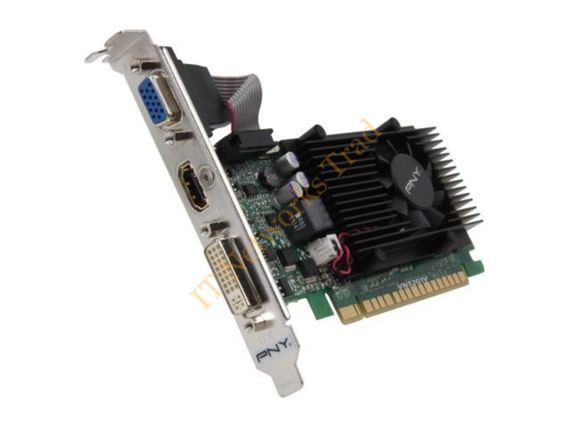 VCGGT5201XPB-CG PNY nVidia GeForce GT 520 Commercial Series 1GB DDR3 64-Bit HDMI/DVI/D-SUB PCI Express 2.0 x16 Low Profile Video Graphics Card
