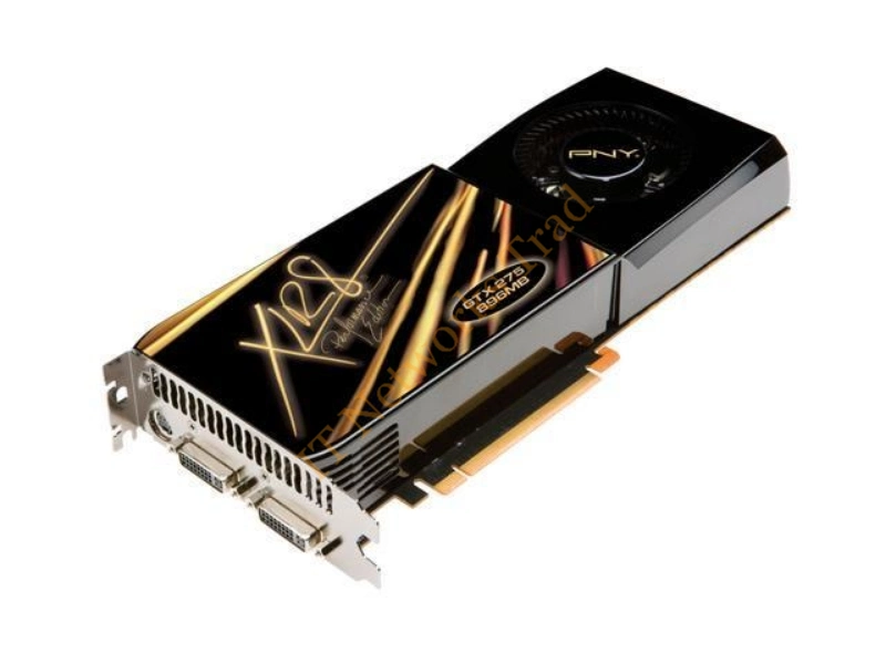 VCGGTX275XPB PNY nVidia GeForce GTX 275 896MB 448-Bit GDDR3 2268MHz PCI Express 2.0 DVIx2 S-Video HDTV Video Graphics Card