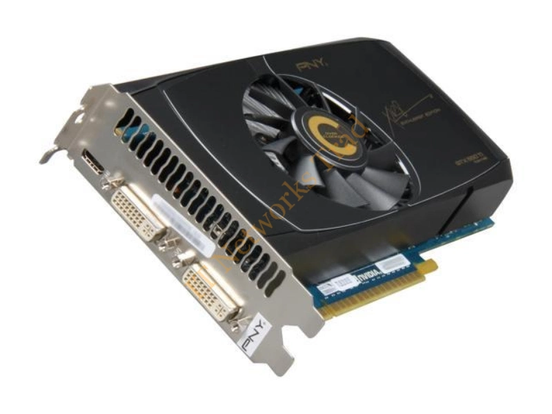 VCGGTX550TXPB PNY GeForce GTX 550 Ti 1GB 192-Bit GDDR5 PCI Express 2.0 x16 HDCP Ready/ SLI Support/ mini-HDMI/ Dual DVI Video Graphics Card