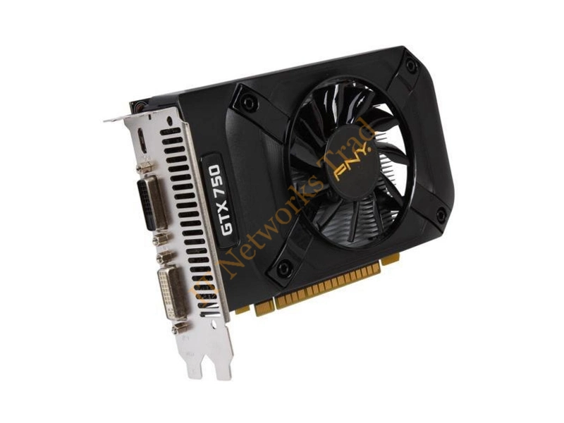 VCGGTX750IXPB PNY nVidia GeForce GTX 750 1GB GDDR5 128-Bit Mini HDMI / Dual-Link DVI-I / Dual-Link DVI-D PCI Express 3.0 Video Graphics Card
