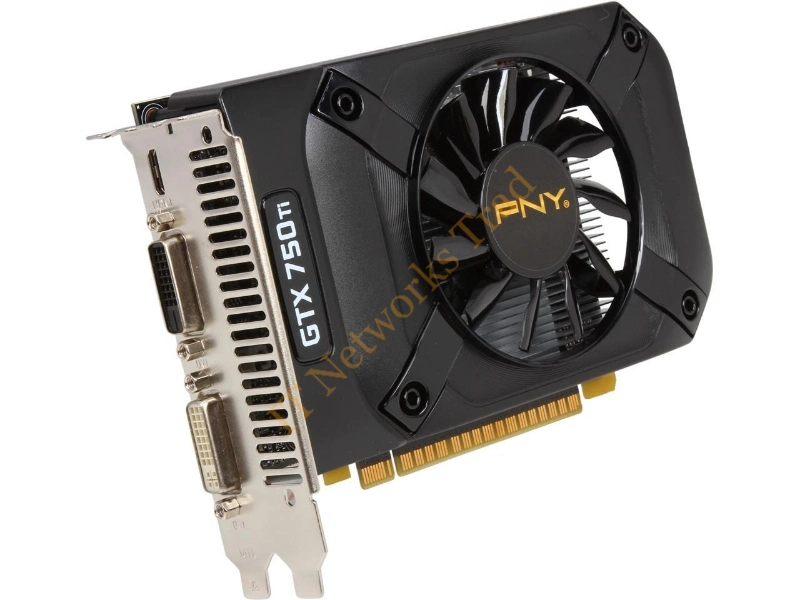 VCGGTX750T2XPB PNY GeForce GTX 750 Ti 2GB GDDR5 128-Bit PCI Express 3.0 x16 Dual DVI/ mini HDMI Video Graphics Card