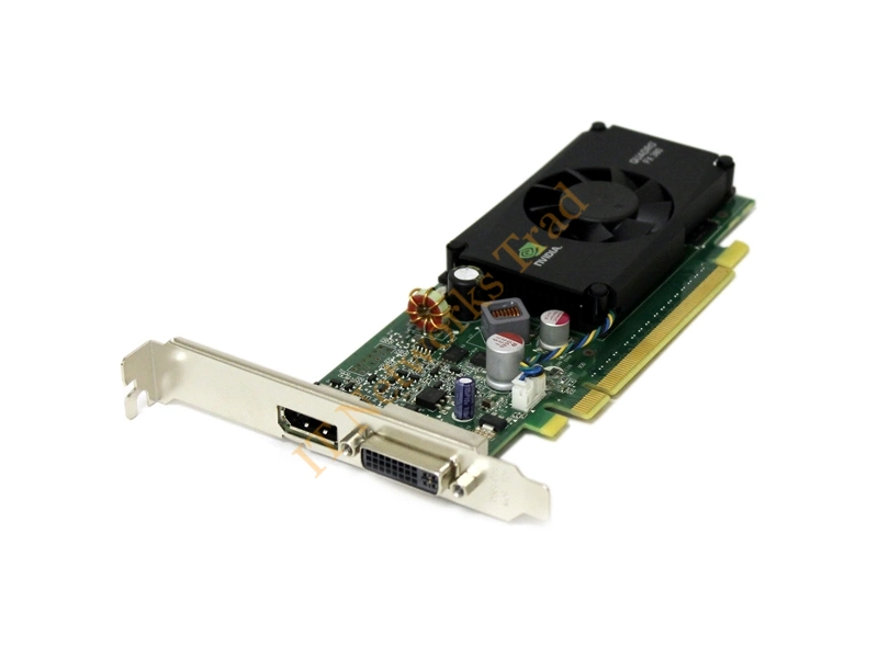 VCQFX380LP-T PNY Quadro FX 380 512MB 64-Bit GDDR3 PCI Express 2.0 x16 DVI/ DisplayPort Low Profile Workstation Video Graphics Card