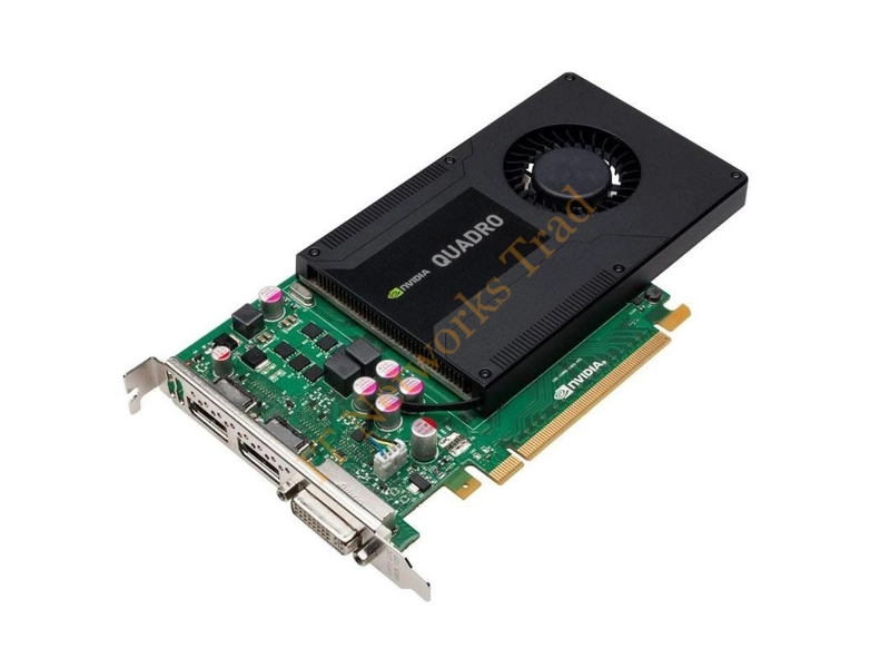 VCQK2000DVI-PB PNY nVidia Quadro K2000D 2GB 128-Bit GDDR5 PCI Express 2.0 x16 DVI-I/D Mini-DP Video Graphics Card