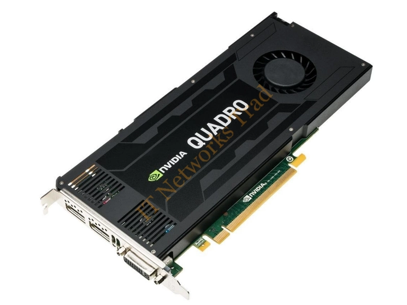 VCQK4200T PNY nVidia Quadro K4200 4GB GDDR5 256-Bit Dual Link DVI-I/ 2x DisplayPort PCI Express 2.0 x16 Video Graphics Card