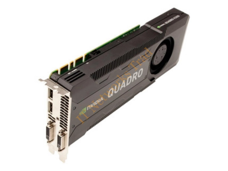 VCQK5000TR PNY Quadro K5000 4GB GDDR5 256-Bit Dual Link DVI-I/ Dual Link DVI-D/ 2x DisplayPort PCI Express 2.0 x16 Video Graphics Card