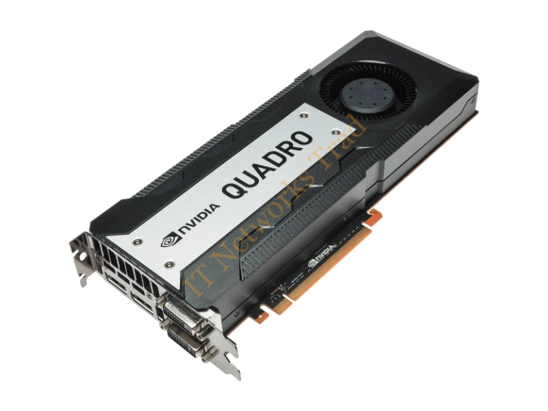 VCQK6000PB PNY Quadro K6000 12GB GDDR5 384-Bit PCI Express 3.0 x16 DVI-I DVI-D Dual DisplayPort Workstation Video Graphics Card
