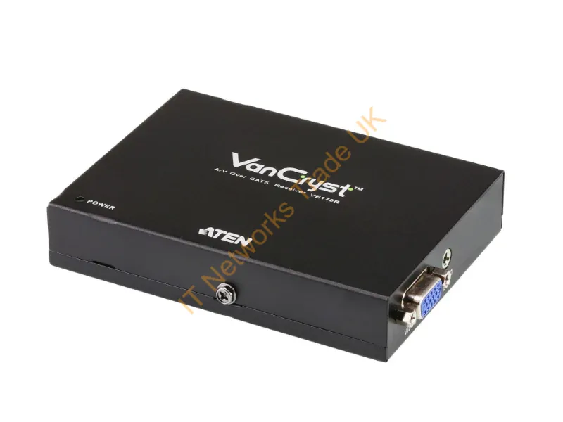 VE170R - ATEN VE170R AV extender AV receiver Black