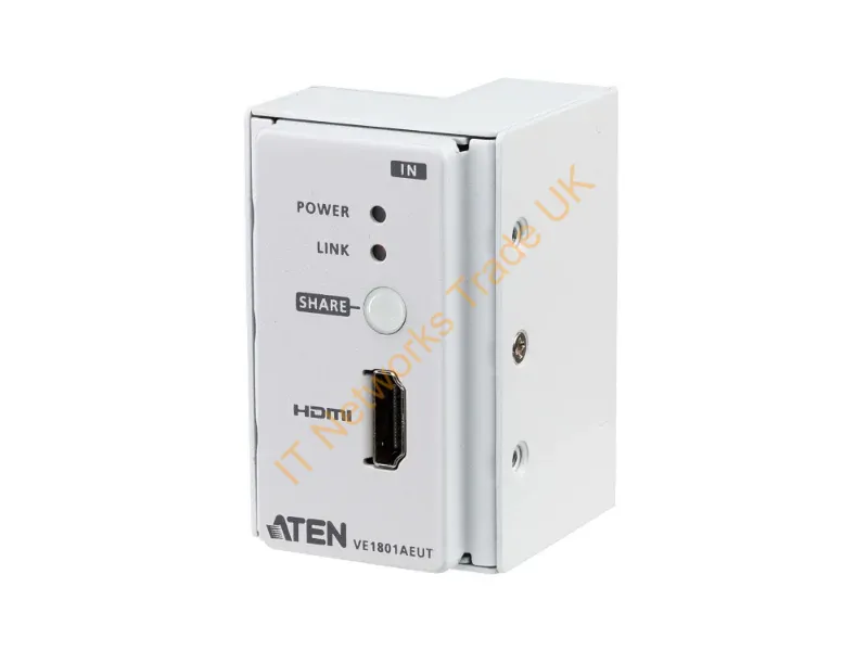 VE1801AEUT-AT-G - ATEN HDMI HDBaseT-Lite Transmitter with EU Wall Plate / PoH