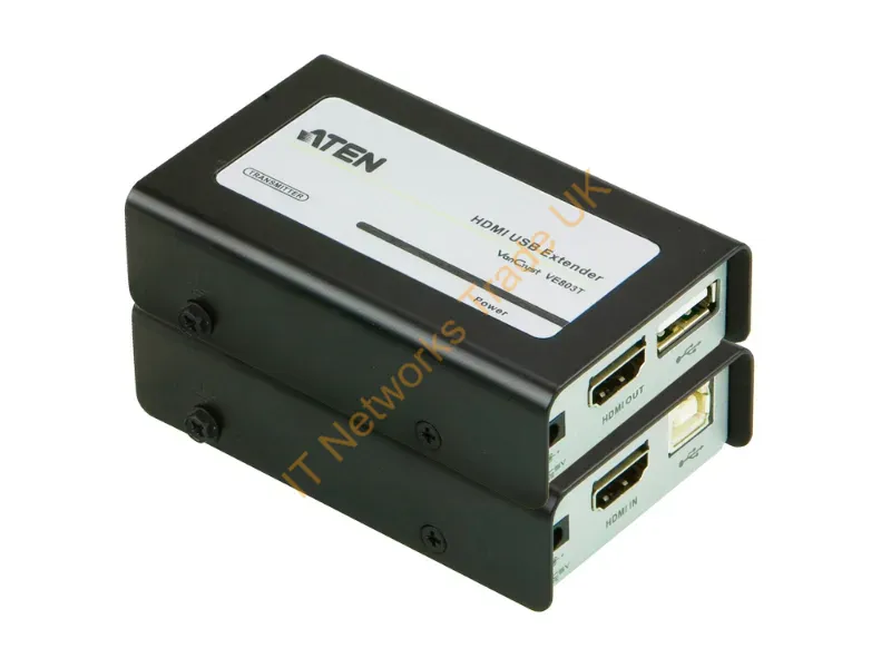 VE803 - Aten Ve803 Av Extender Av Transmitter & Receiver Black, Gray