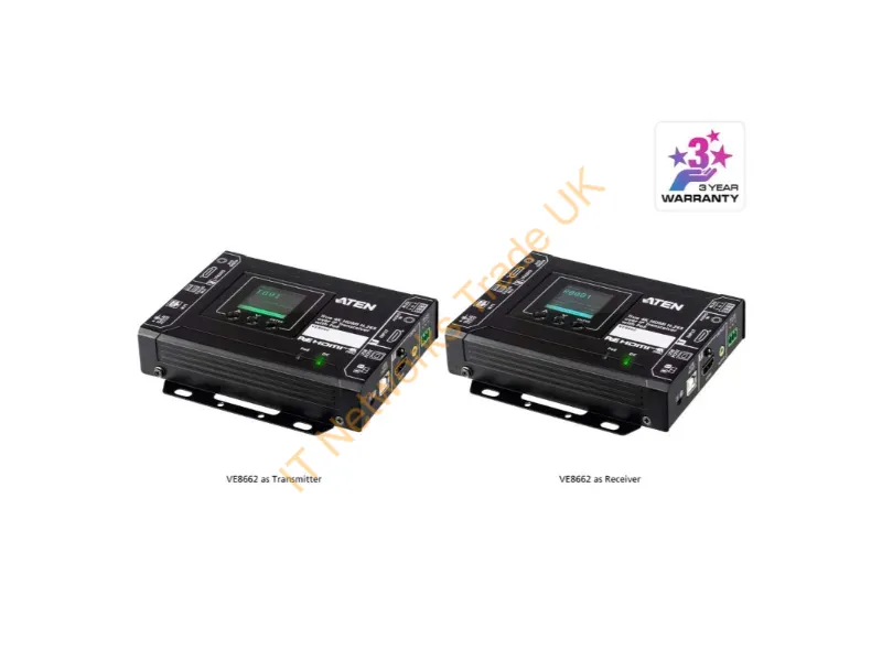 VE8662 - Aten True 4K Hdmi H.265 Over Ip Transceiver With Poe