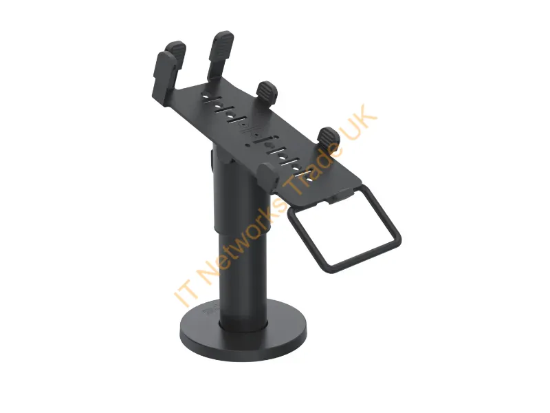 VER400-D-02 - Ergonomic Solutions SpacePole Payment Verifone P200 & P400 DuraTilt� SP1, 120mm (with handle)