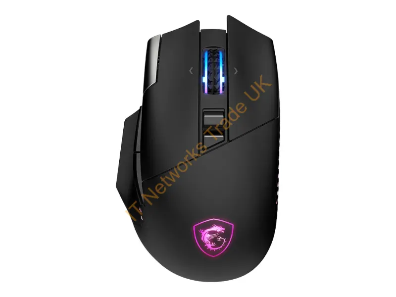 VERSAPROW - Msi Versa Pro Wireless Mouse Gaming Right-Hand Rf Wireless + Bluetooth + Usb Type-C Optical 26000 Dpi