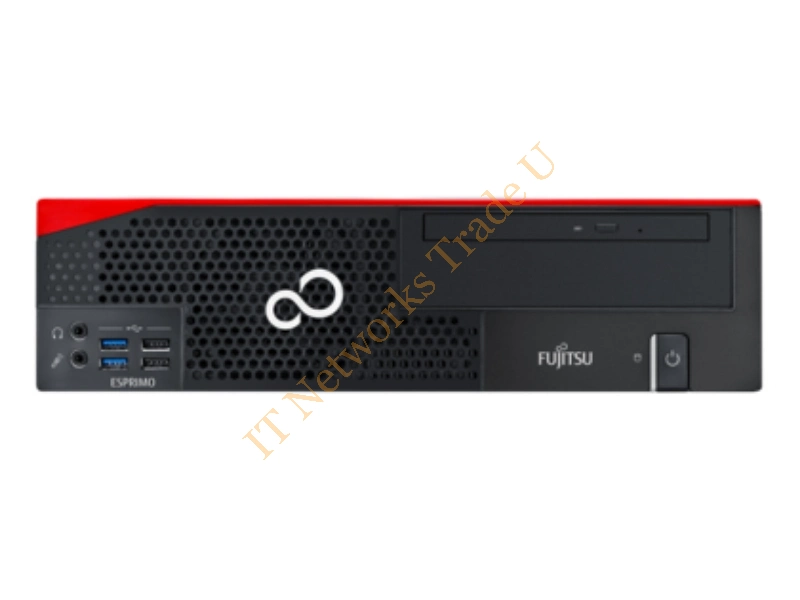 Fujitsu ESPRIMO D757/E90+ 3.9GHz i3-7100 Desktop 7th gen IntelCore i3 Black, Red PC Workstation Systems