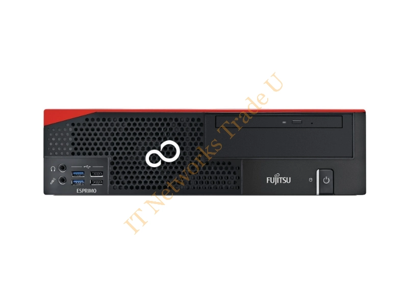 Fujitsu ESPRIMO D556/2/E85+ 3.9GHz i3-7100 Desktop Black, Red PC Workstation Systems
