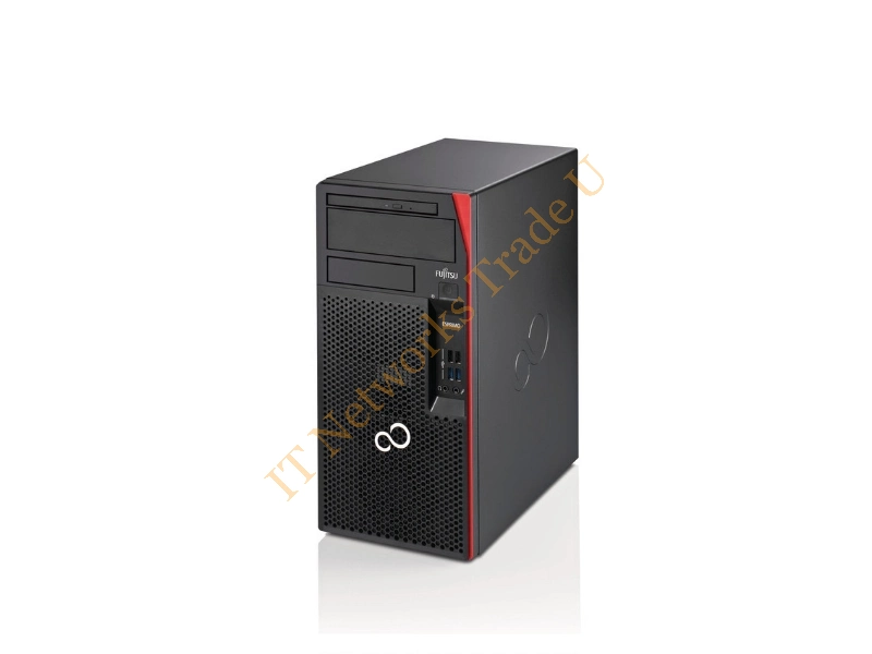 Fujitsu ESPRIMO P557/2/E85+ 3.9GHz i3-7100 Desktop Black, Red PC Workstation Systems