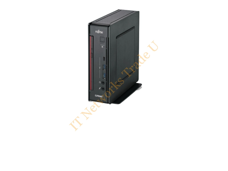 VFY:Q0957P45BBGB - Fujitsu ESPRIMO Q957 2.70GHz i5-7500T Mini PC Black, Red PC Workstation Systems