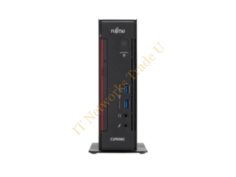 Fujitsu ESPRIMO Q556 2.4GHz i5-7400T Mini PC Black, Red Mini PC Workstation Systems