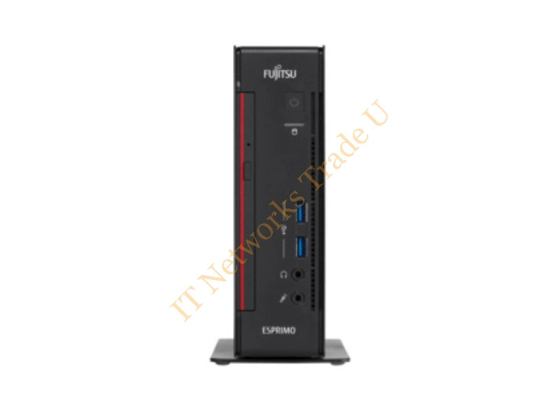 Fujitsu ESPRIMO Q556/2 3.2GHz i3-6100T Black, Red Mini PC Workstation Systems