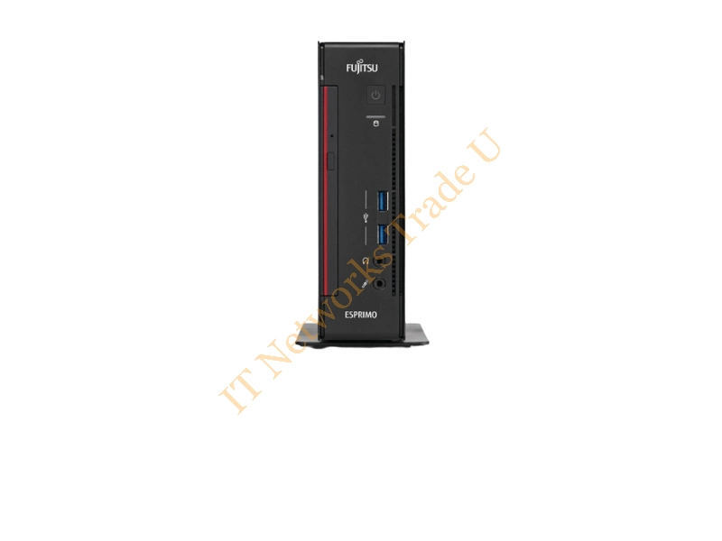Fujitsu ESPRIMO Q556/2 3.4GHz i3-7100T Mini PC Black, Red Mini PC Workstation Systems