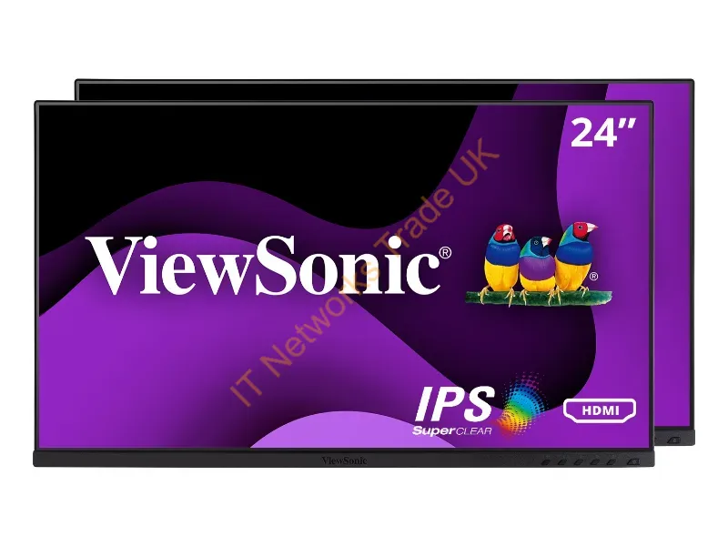 VG2448A-2_H2 - Viewsonic 24" Dual Pk Ho 1080Pips Mntr