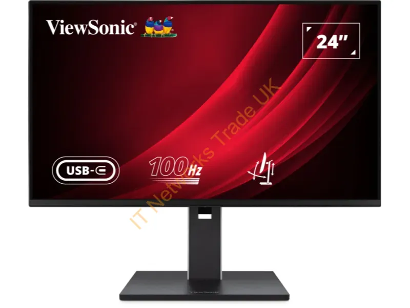 VG2452 - Viewsonic 24" Ips Ergonomic Monitor
