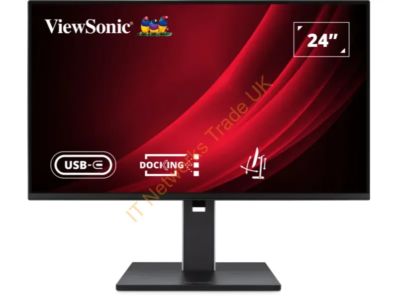 VG2458 - Viewsonic 24" Ips Ergonomic Dockingmon