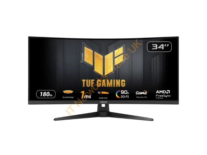 VG34VQ3B - Asus Tuf Gaming Vg34Vq3B Computer Monitor 34" 3440 X 1440 Pixels Ultrawide Quad Hd Led Black