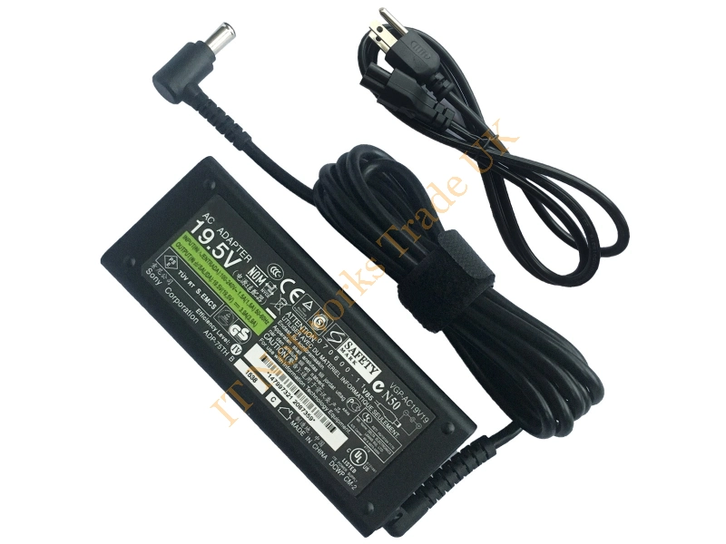 VGP-AC19V19 Sony AC Adapter 90-Watts 20V DC 4.70A for Notebook Power Adapter