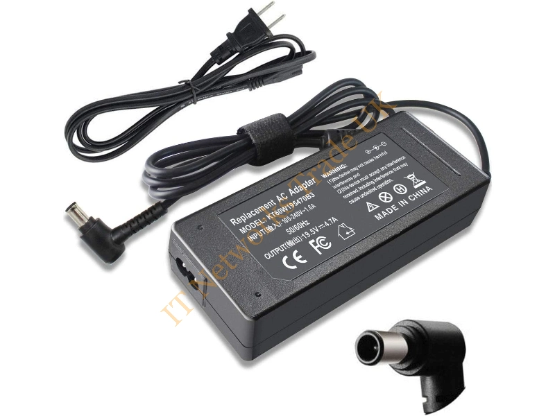 VGP-AC19V41 Sony 90-Watts W/ Cord 19.5V AC Power Adapter