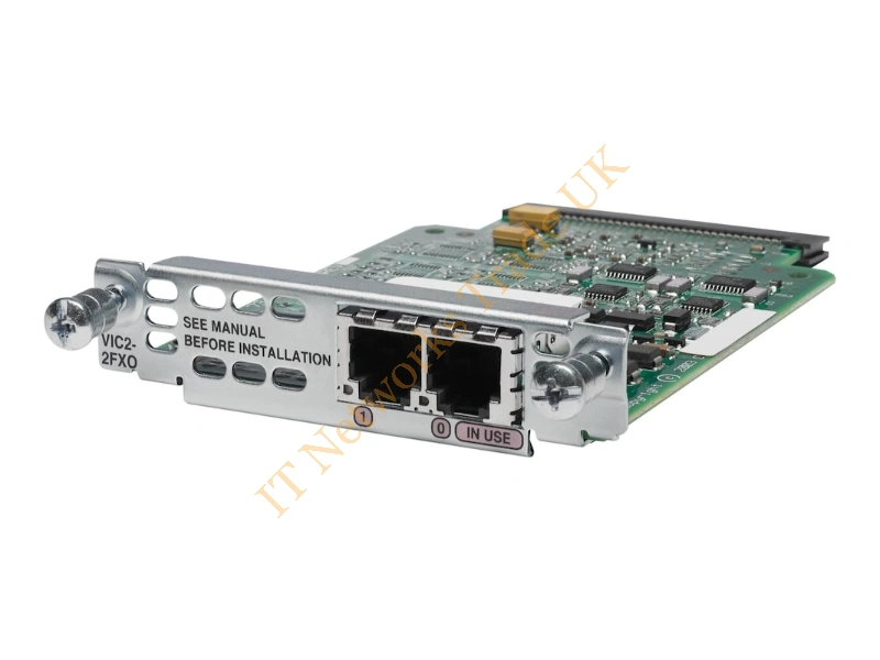 VIC-2FXO Cisco 2-Ports Voice Interface Card Plug-in Module Networking Accessory