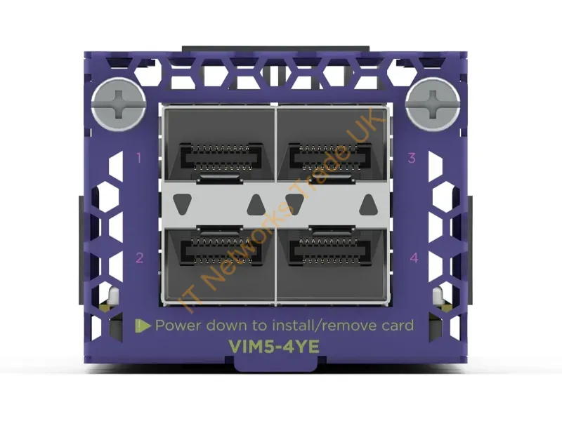 VIM5-4YE - Extreme Networks Vim5-4Ye Network Switch Module 25 Gigabit Ethernet
