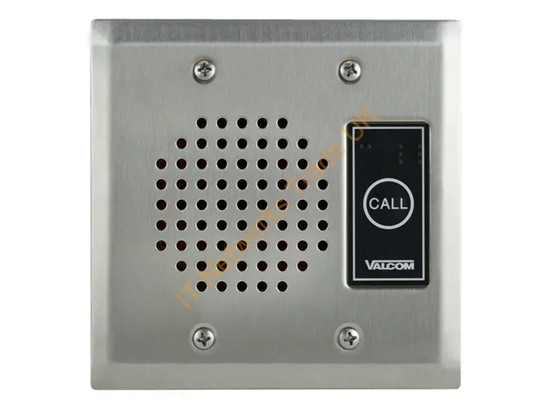 VIP-172AL-ST - Valcom Ip Intercom, Flush Mt Speaker Module