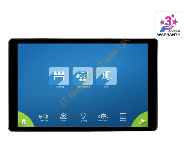VK320 - ATEN VK320 meeting room display 20.3 cm (8") 1280 x 800 pixels IPS Black Plastic