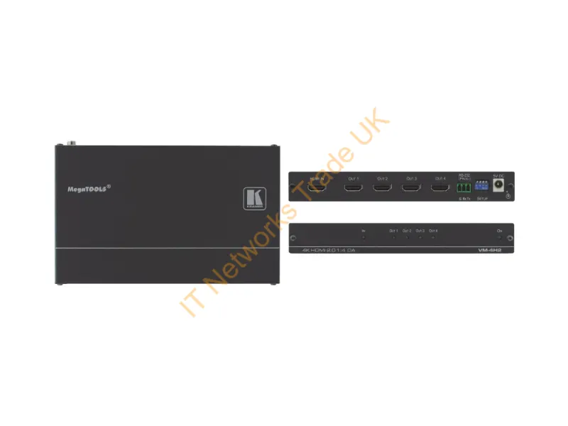 VM-4H2 - Kramer Electronics VM-4H2 video line amplifier Black