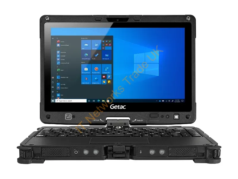 VM41LYJNBUXA - Getac V110 G6 Intel Core I7 I7-10510U Hybrid (2-In-1) 11.6" Touchscreen Full Hd 8 Gb Ddr4-Sdram Wi-Fi 6 (802.11Ax) Windows 10 Pro Black