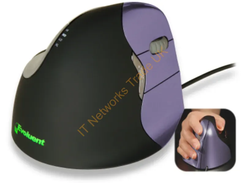 VM4S - Evoluent VM4S USB Black mice