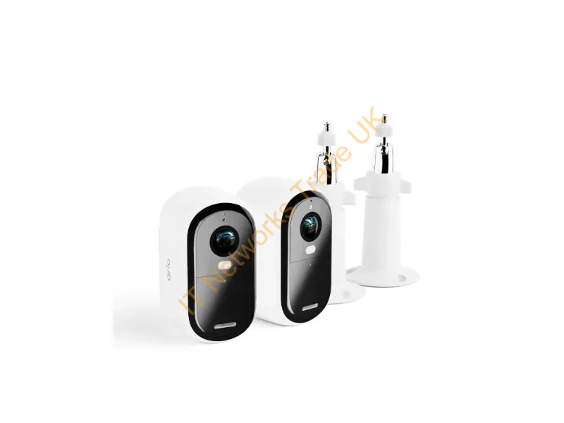 VMC2250-111EUS - Arlo Essential FHD Outdoor Security Camera & 2-Wall Mount, 2-pack