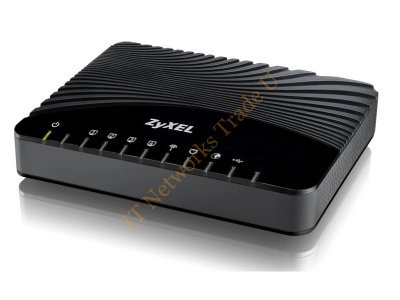 VMG1312-B10A-EU01V1F - ZyXEL VMG1312-B10A Single-band (2.4 GHz) Fast Ethernet Black network wireless router
