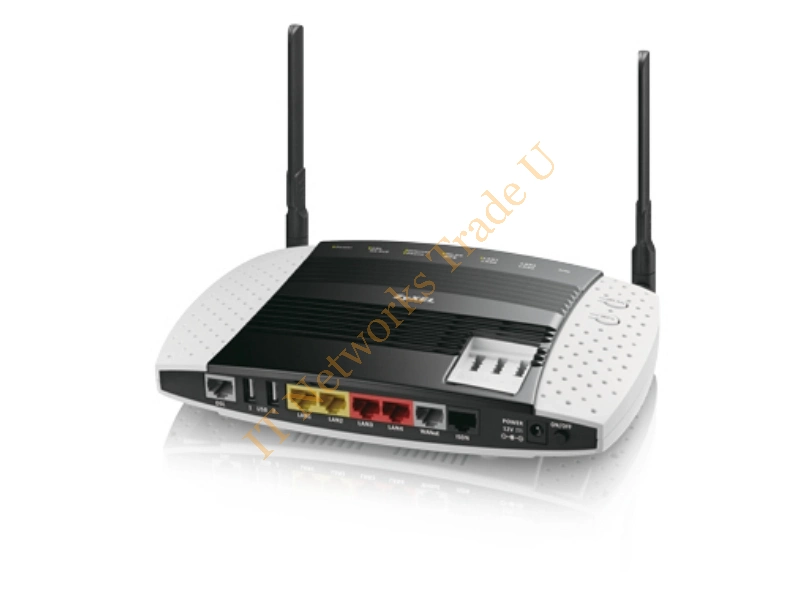 VMG8546-D70A-DE01V1F - ZyXEL VMG8546-D70A Dual-band (2.4 GHz / 5 GHz) Gigabit Ethernet Black, White network wireless router
